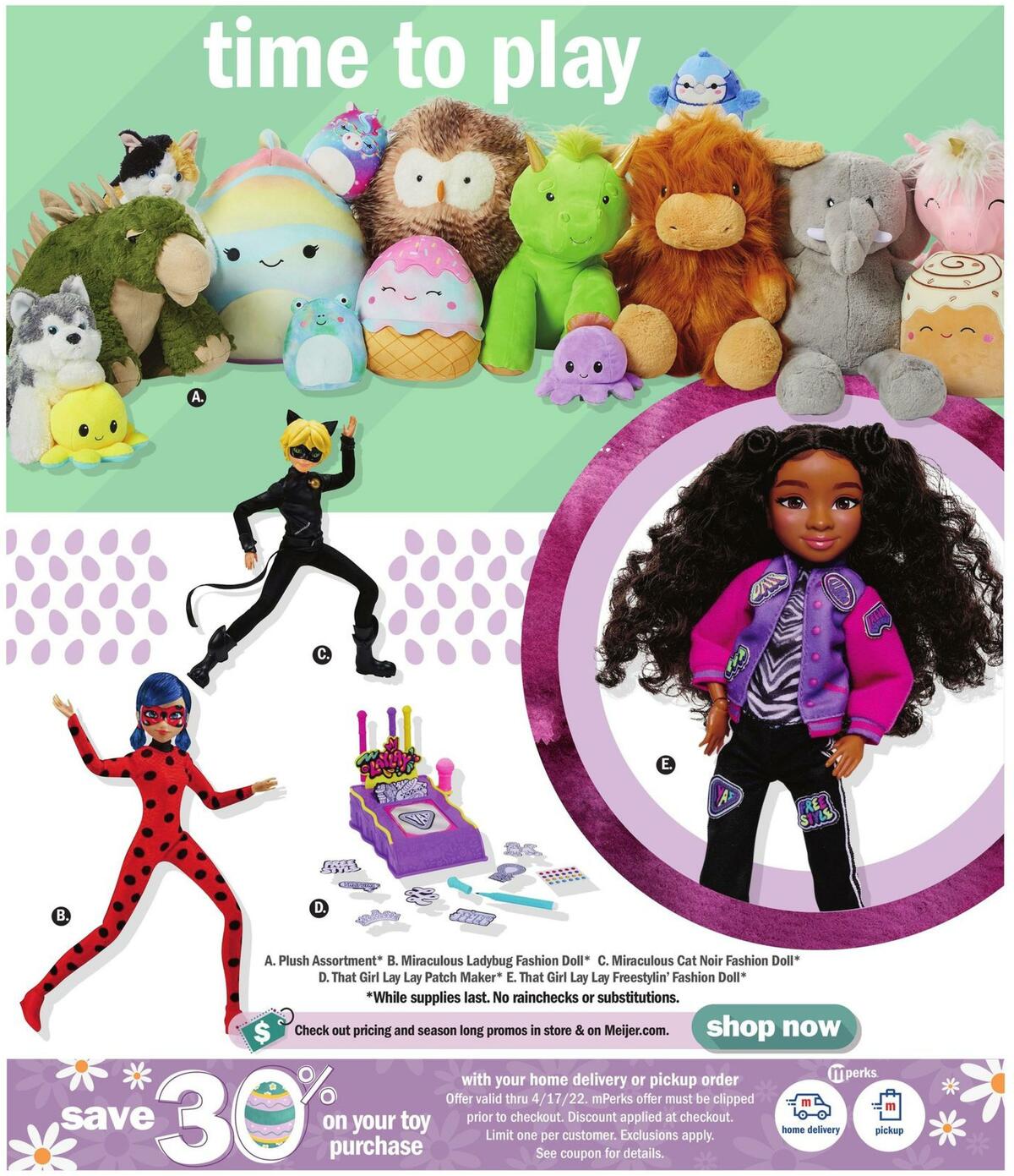 Meijer Easter Toy Book Weekly Ad from April 3