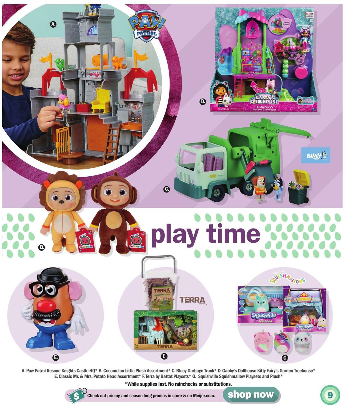 Meijer Easter Toy Book Weekly Ad from April 3