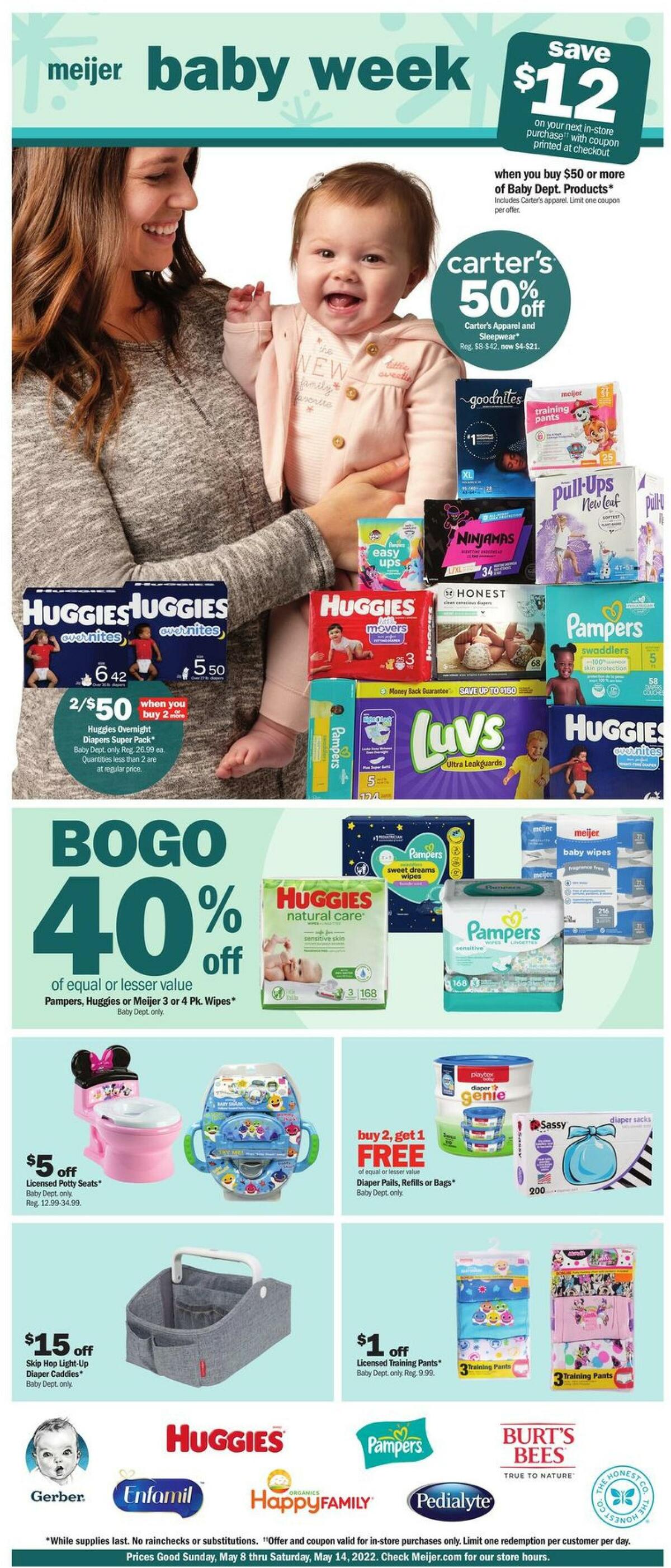 Meijer Baby Weekly Ad from May 8