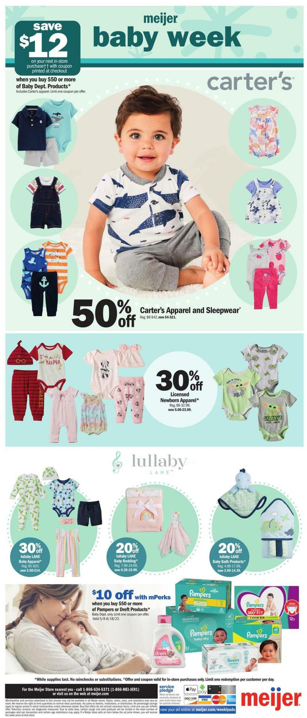 Meijer Baby Weekly Ad from May 8