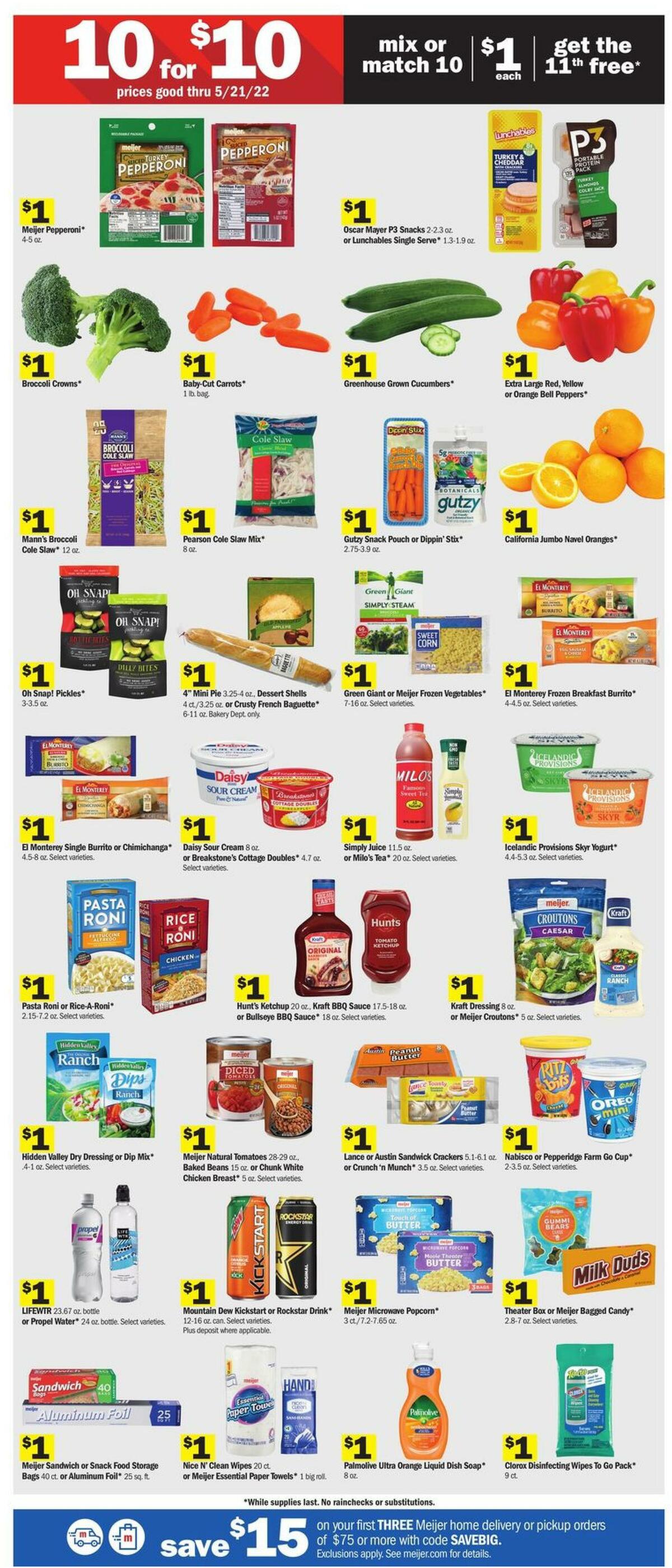 Meijer Weekly Ad from May 15