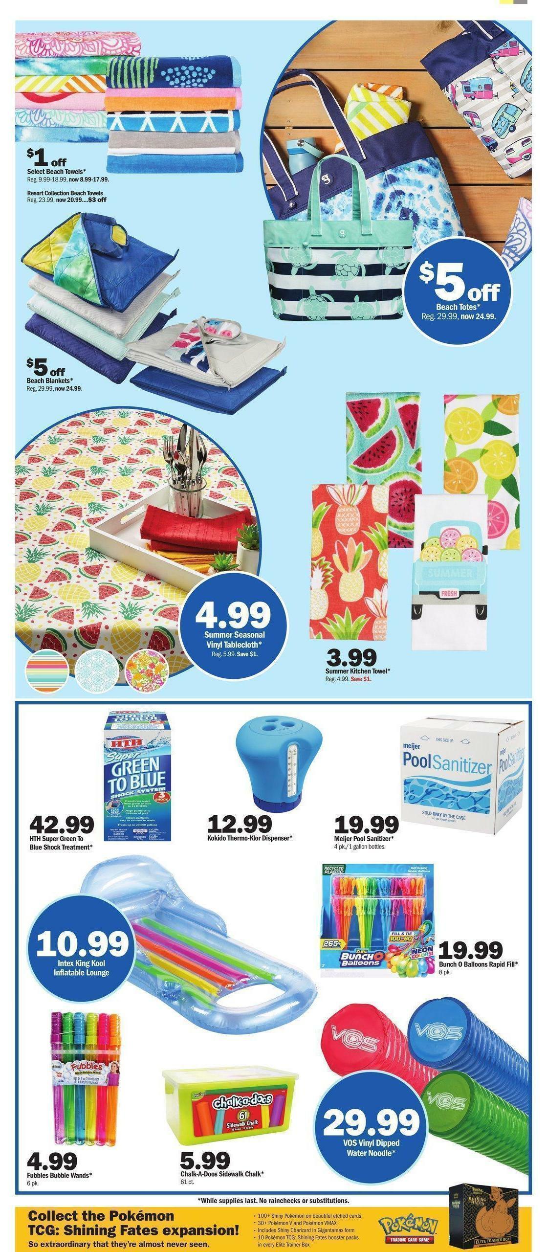 Meijer Summer Weekly Ad from May 22