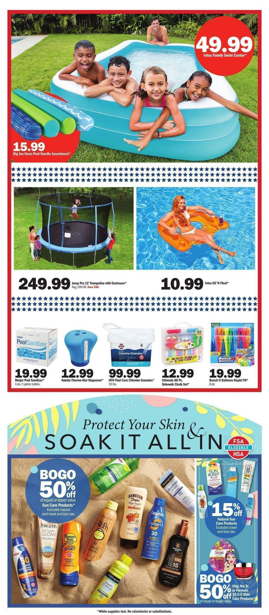 Meijer Summer Weekly Ad from May 22
