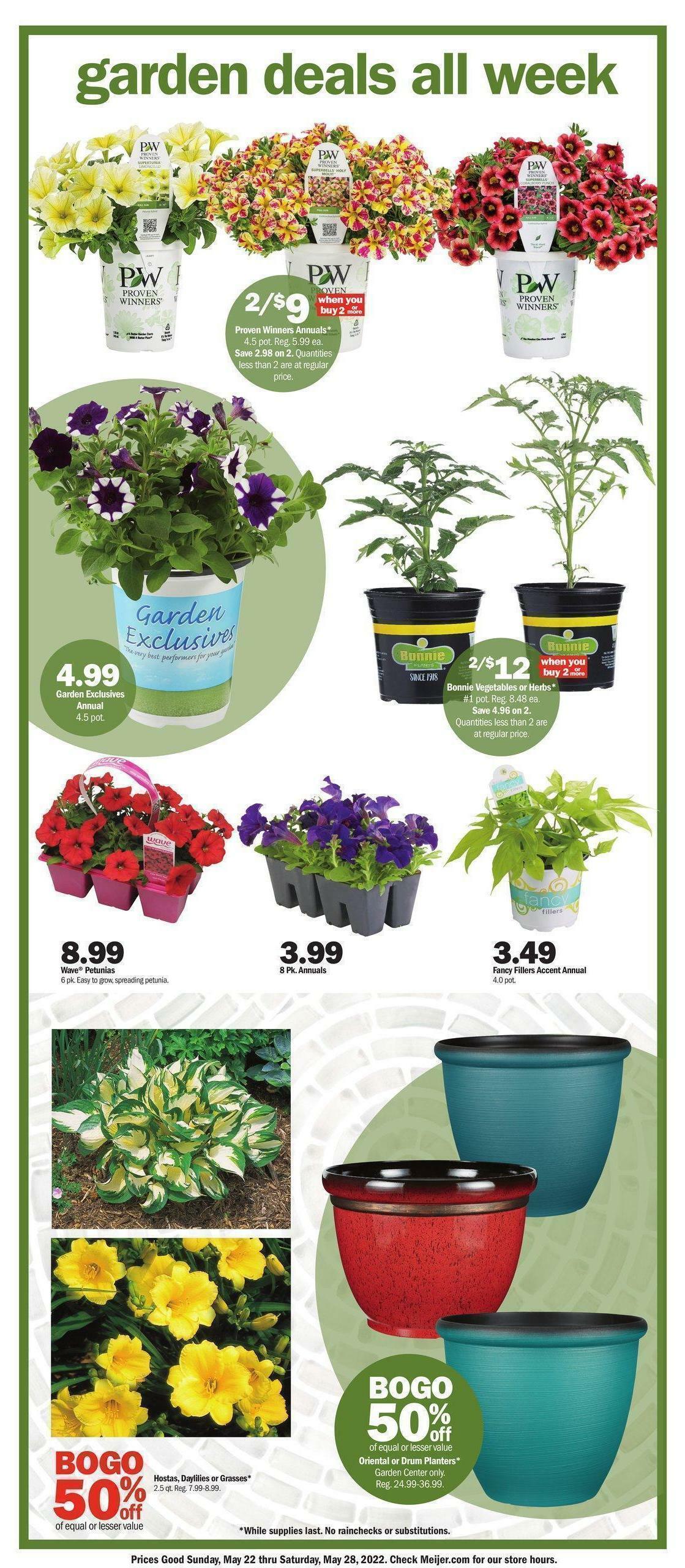 Meijer Summer Weekly Ad from May 22