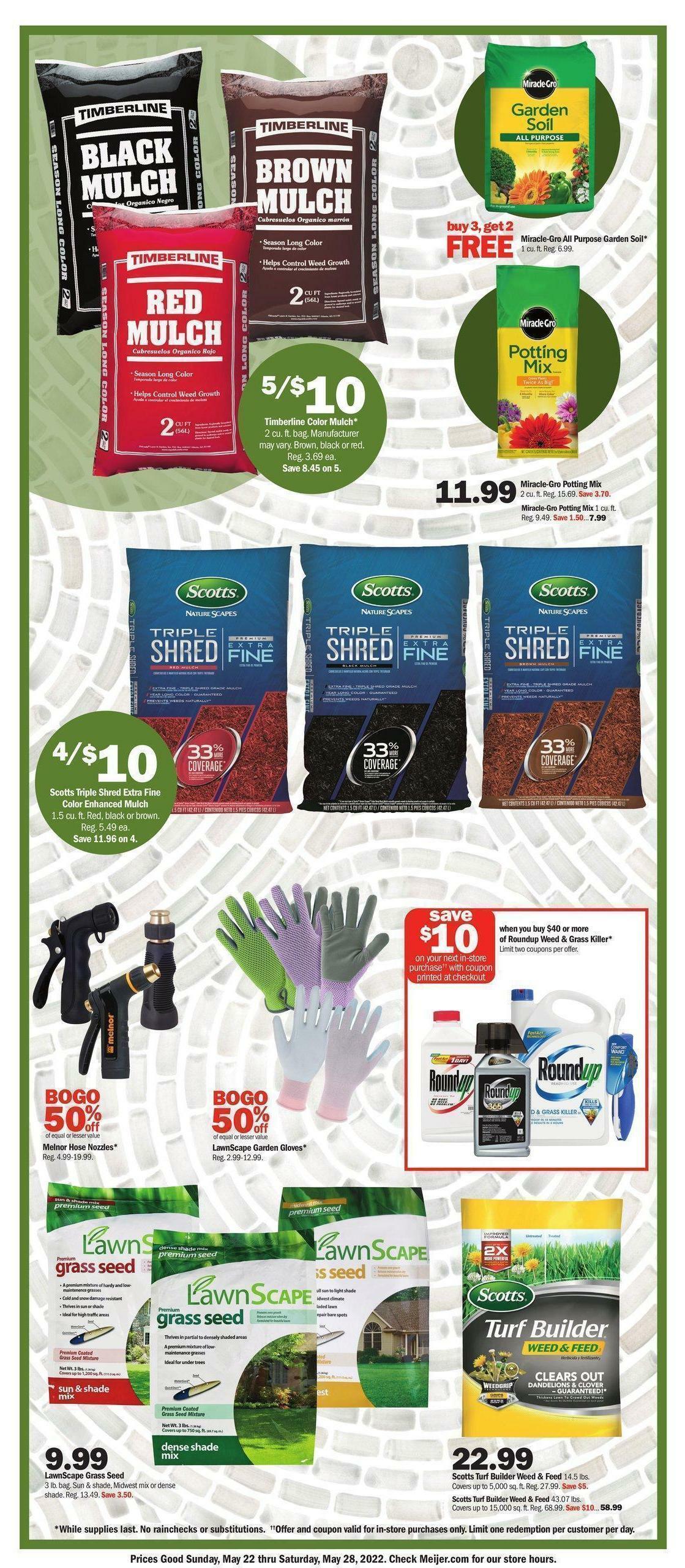 Meijer Summer Weekly Ad from May 22