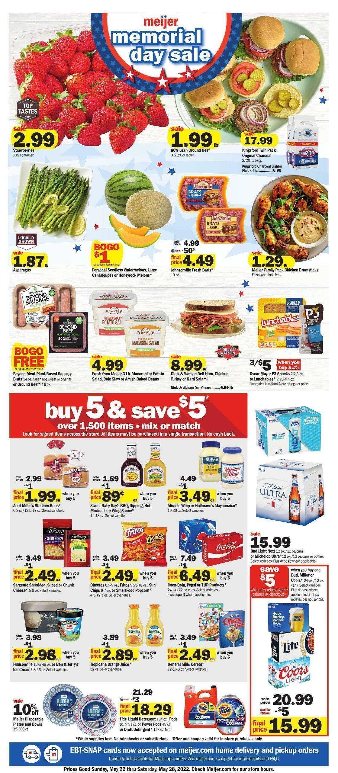 Meijer Weekly Ad from May 22