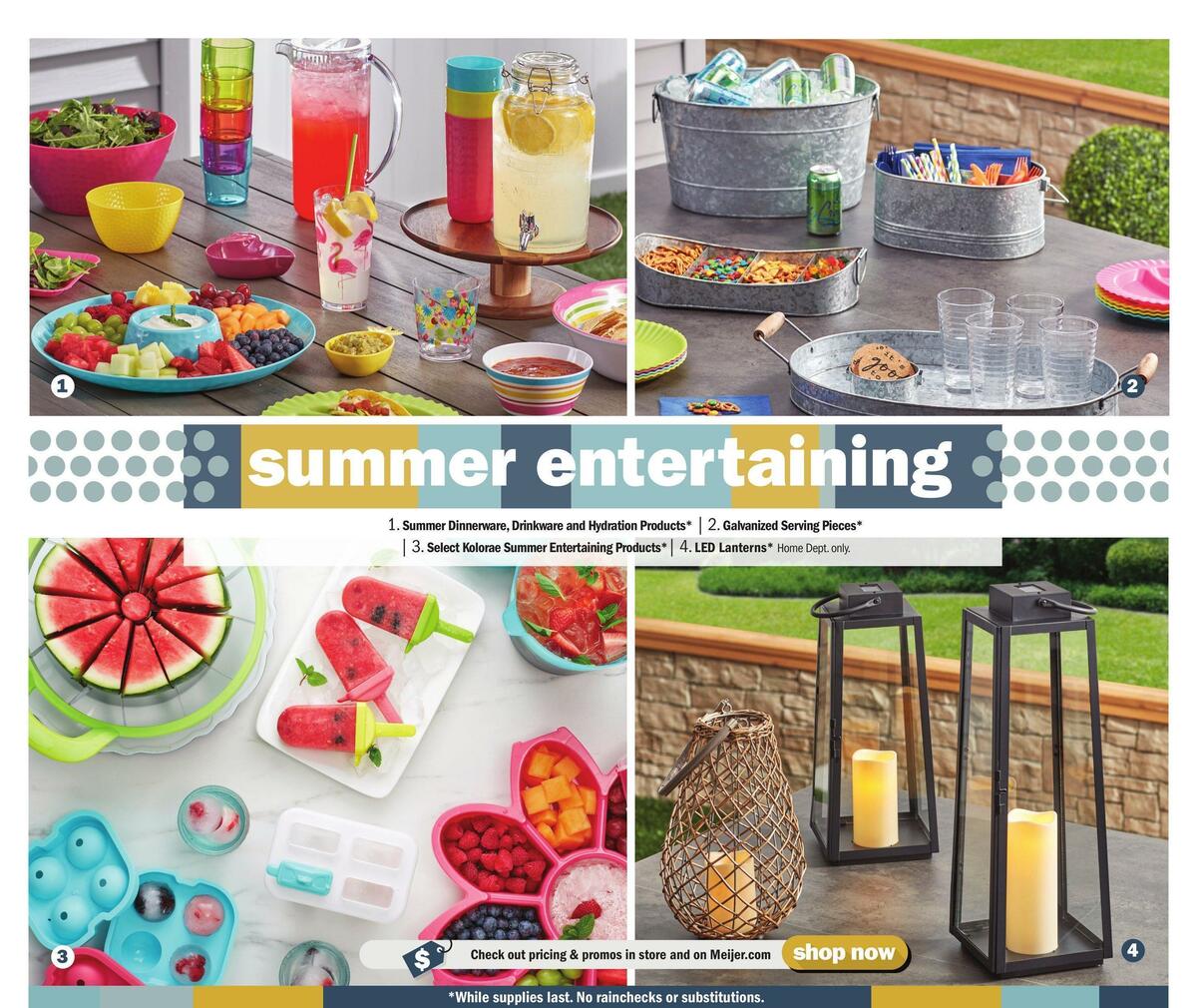 Meijer Summer Home Event Weekly Ad from May 1