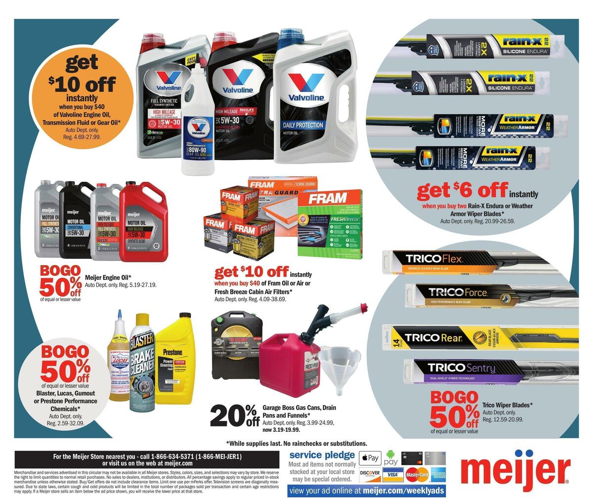 Meijer Automotive Weekly Ad from June 5