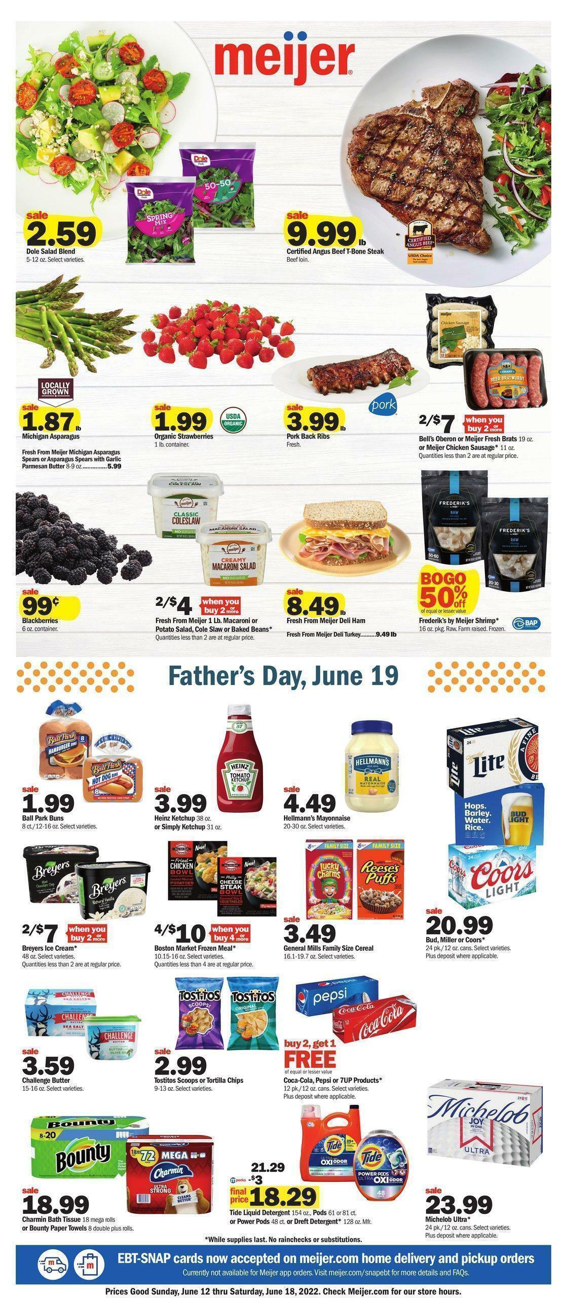 Meijer Weekly Ad from June 12