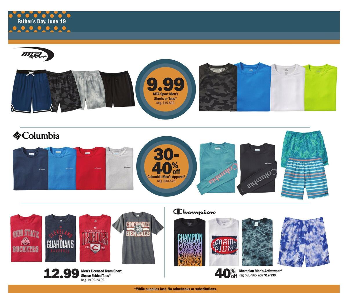 Meijer Father's Day Weekly Ad from June 12