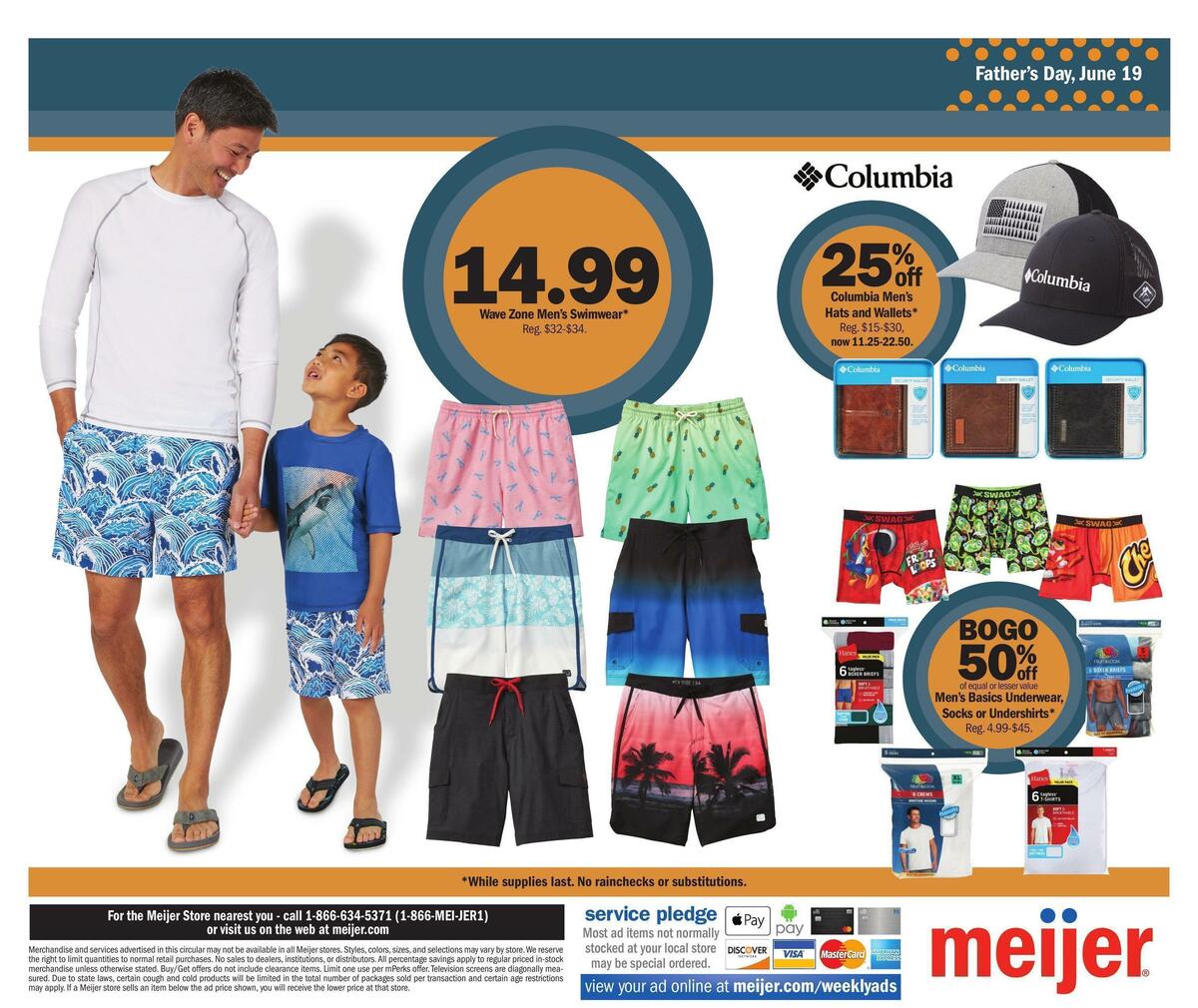 Meijer Father's Day Weekly Ad from June 12