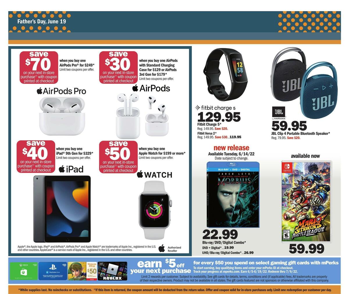 Meijer Father's Day Weekly Ad from June 12