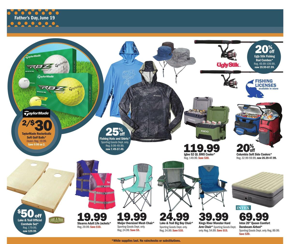 Meijer Father's Day Weekly Ad from June 12