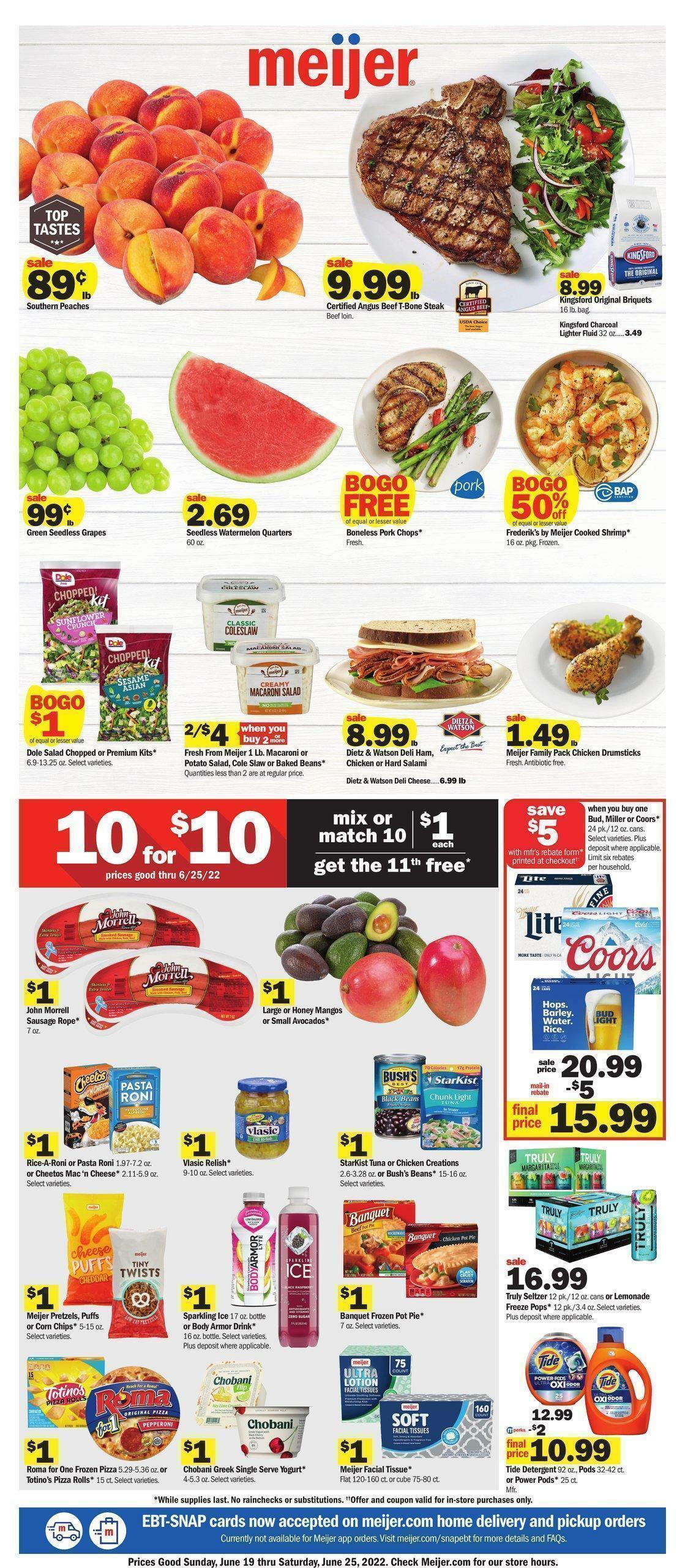 Meijer Weekly Ad from June 19