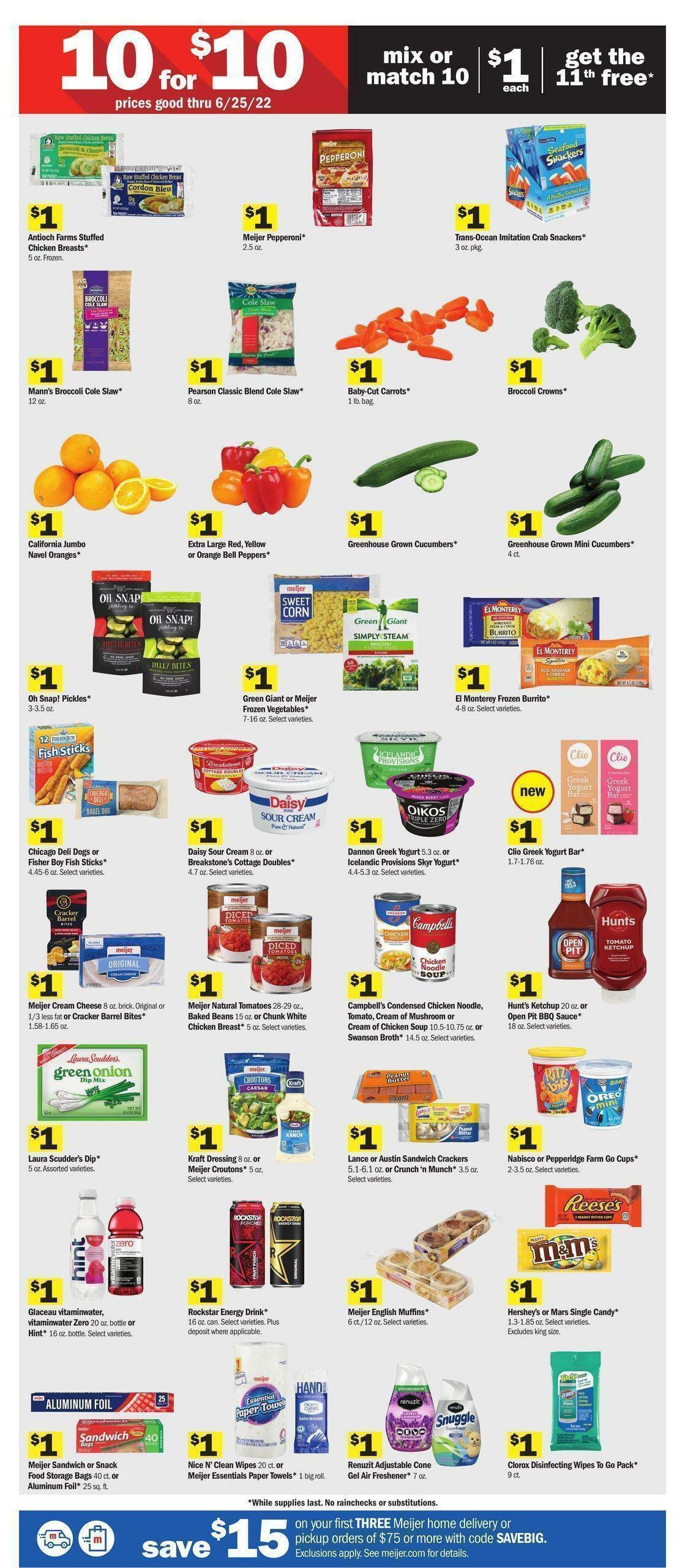 Meijer Weekly Ad from June 19