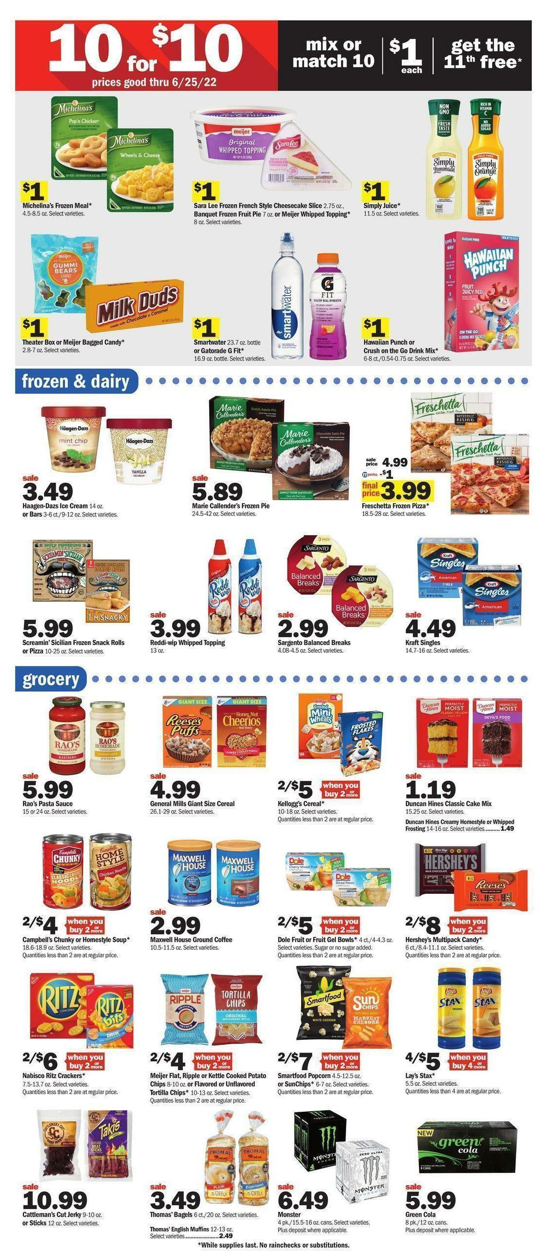 Meijer Weekly Ad from June 19