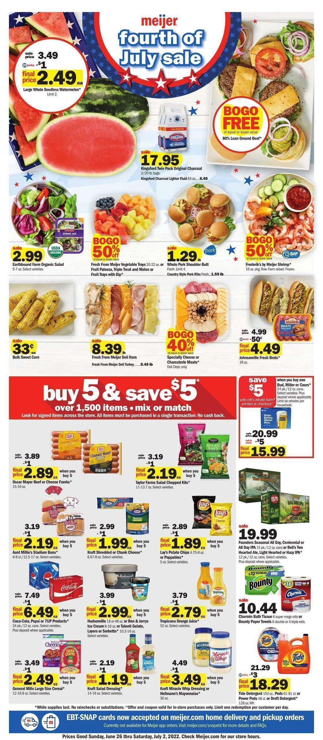 Meijer Weekly Ad from June 26