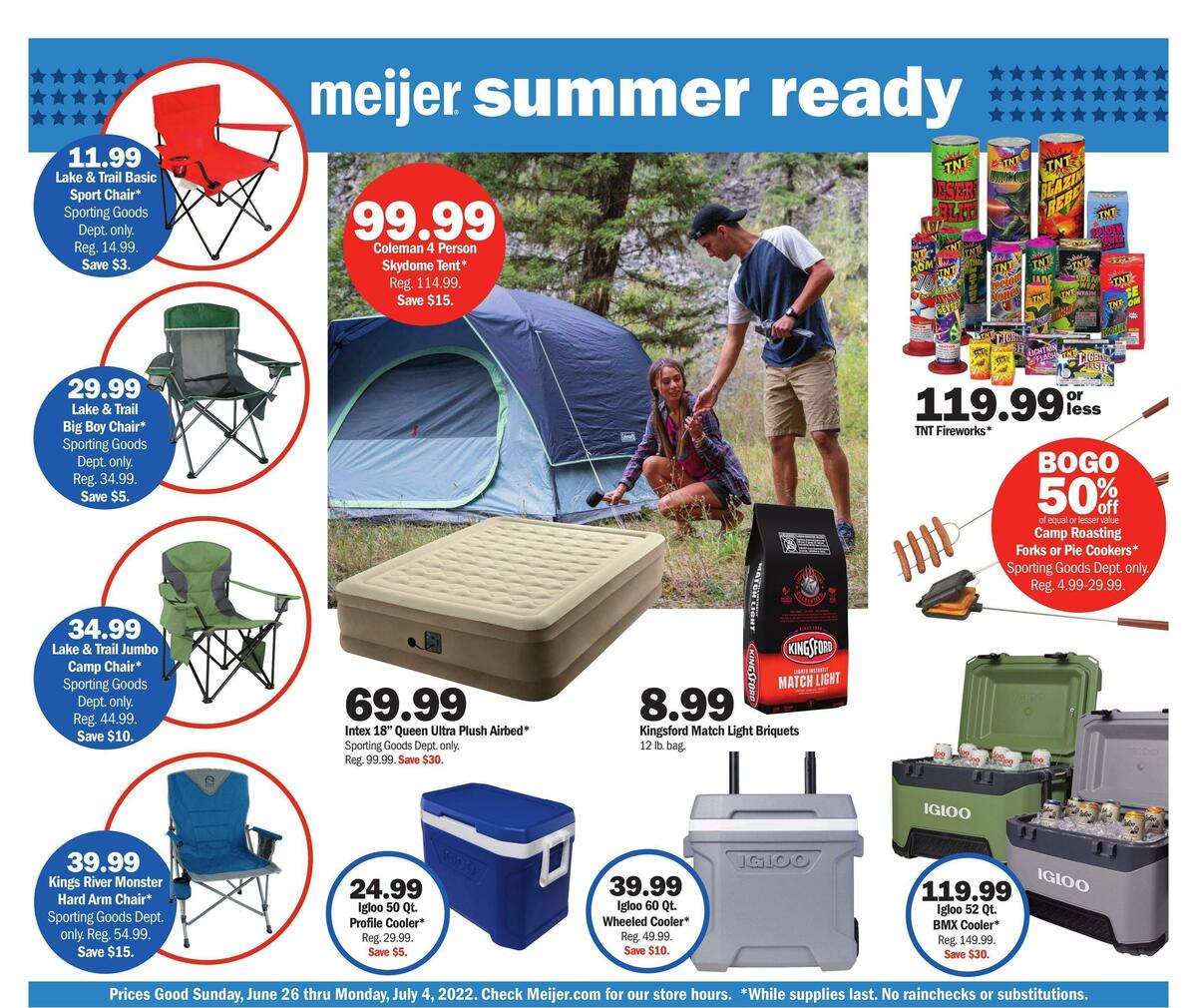Meijer Summer Ready Weekly Ad from June 26