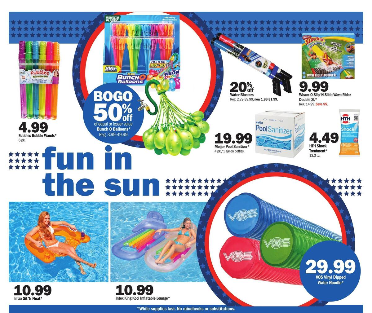 Meijer Summer Ready Weekly Ad from June 26