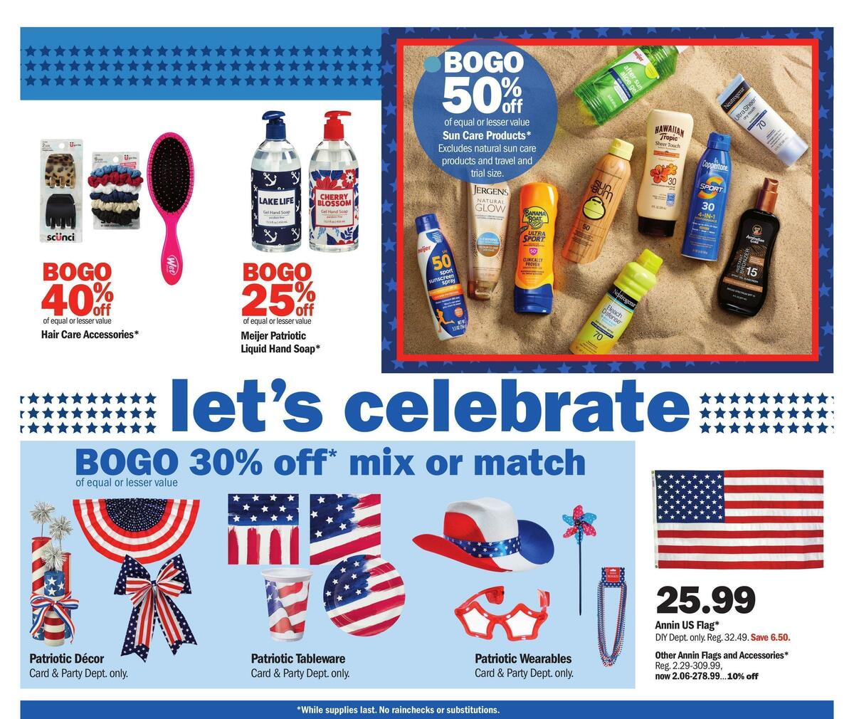 Meijer Summer Ready Weekly Ad from June 26