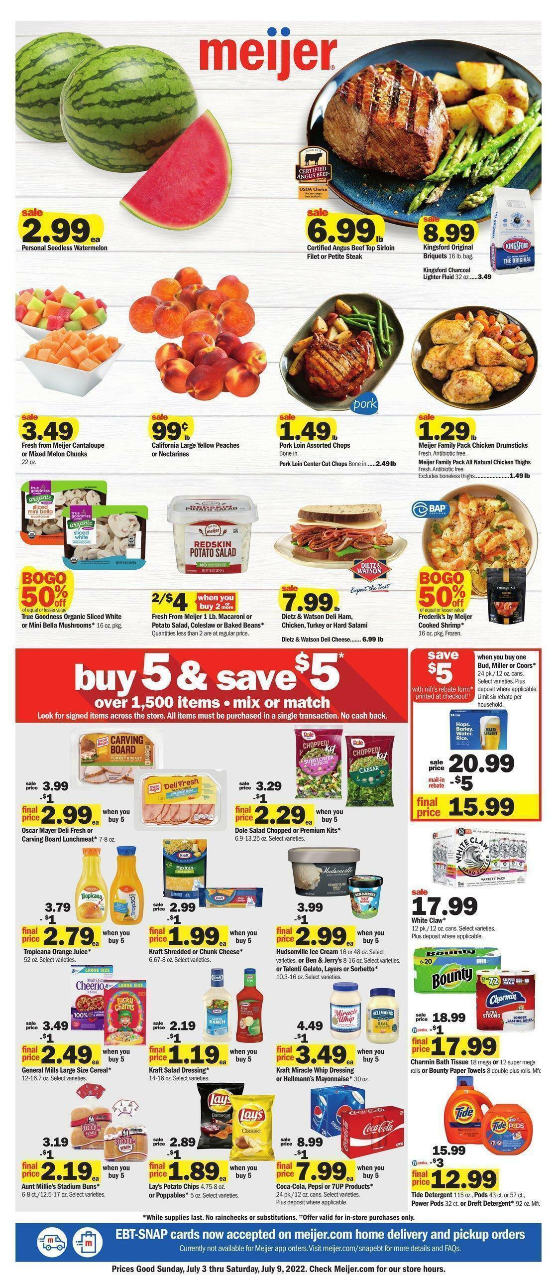 Meijer Weekly Ad from July 3