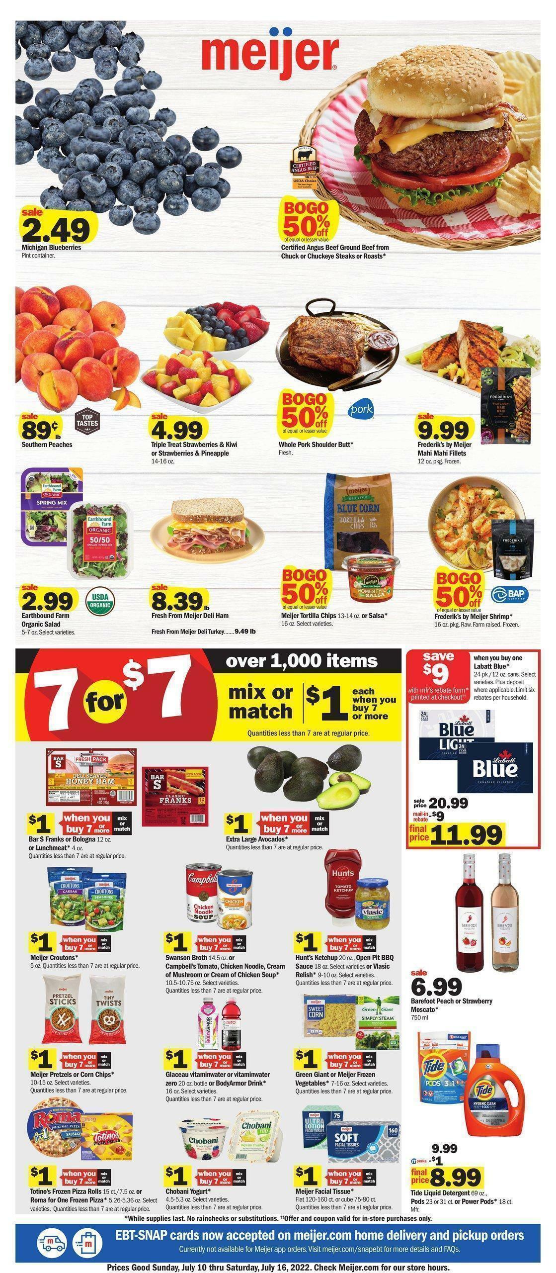 Meijer Weekly Ad from July 10