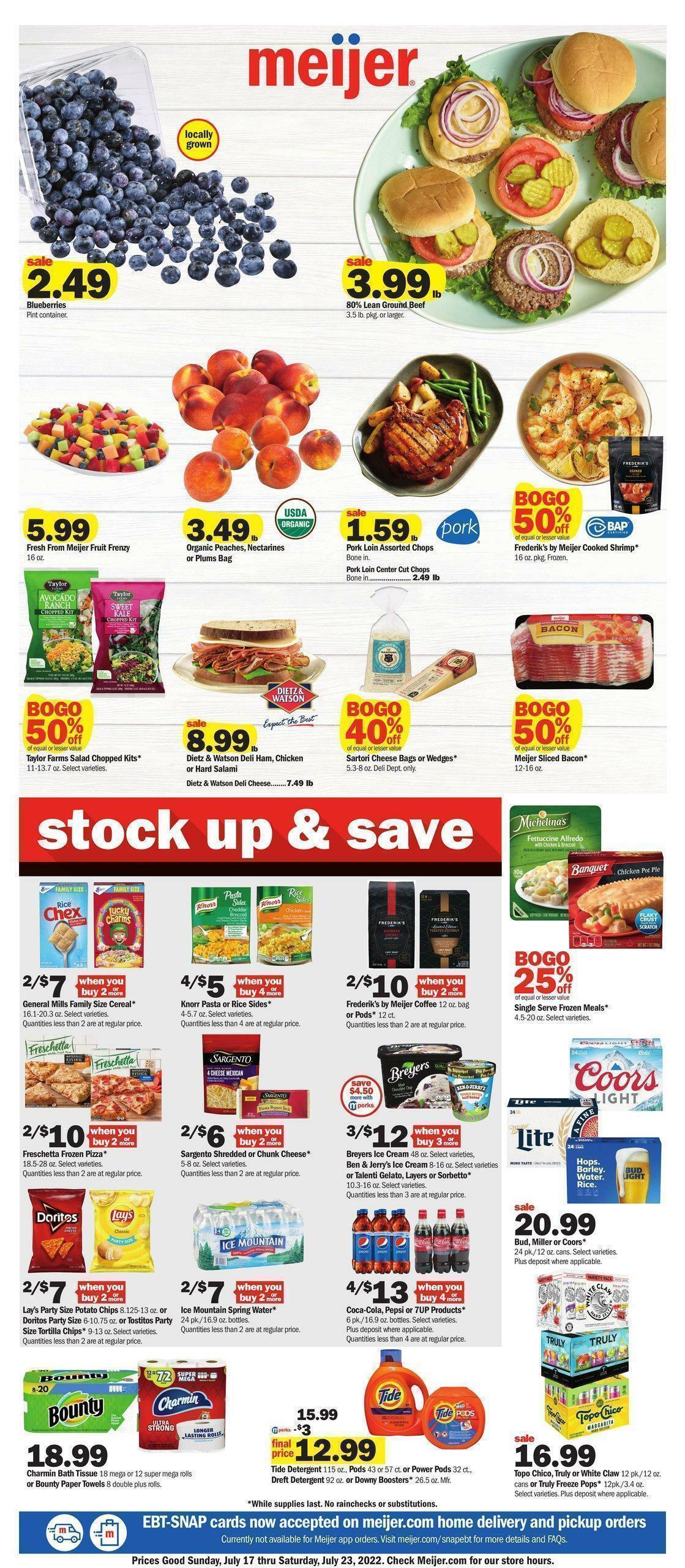Meijer Weekly Ad from July 17