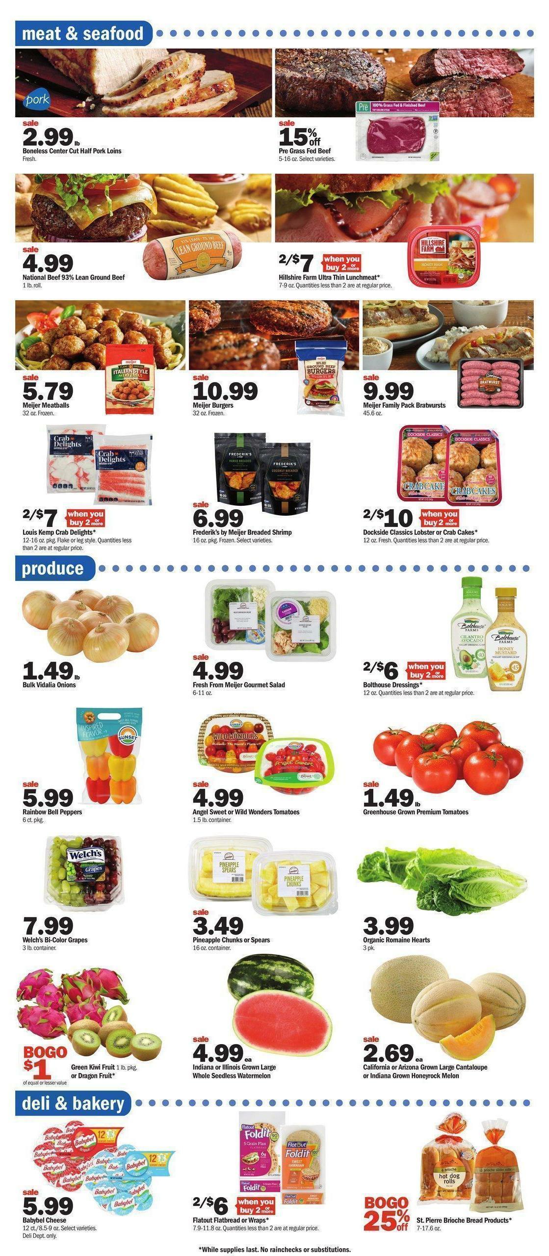 Meijer Weekly Ad from July 17