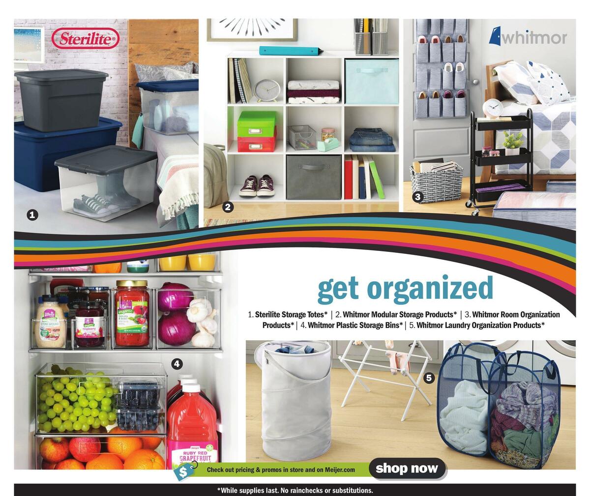 Meijer Back to School Weekly Ad from July 17