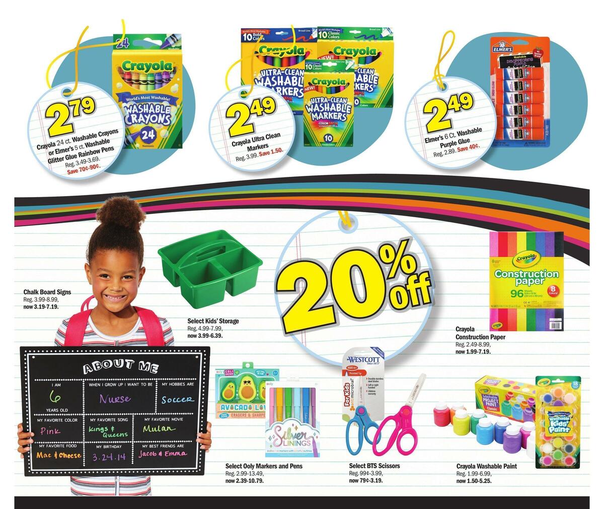 Meijer Back to School Weekly Ad from July 24