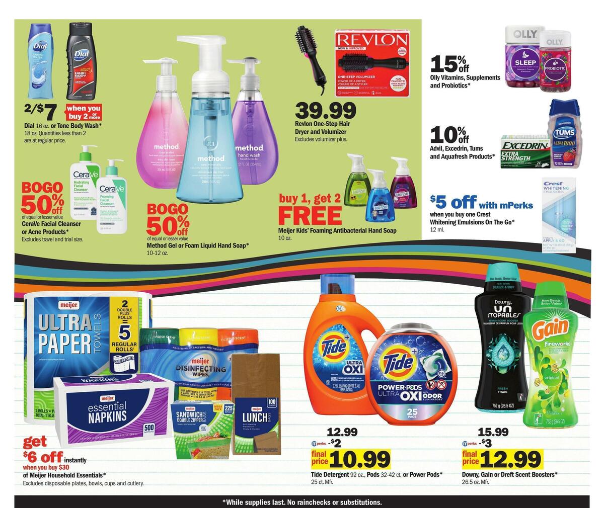 Meijer Back to School Weekly Ad from July 24