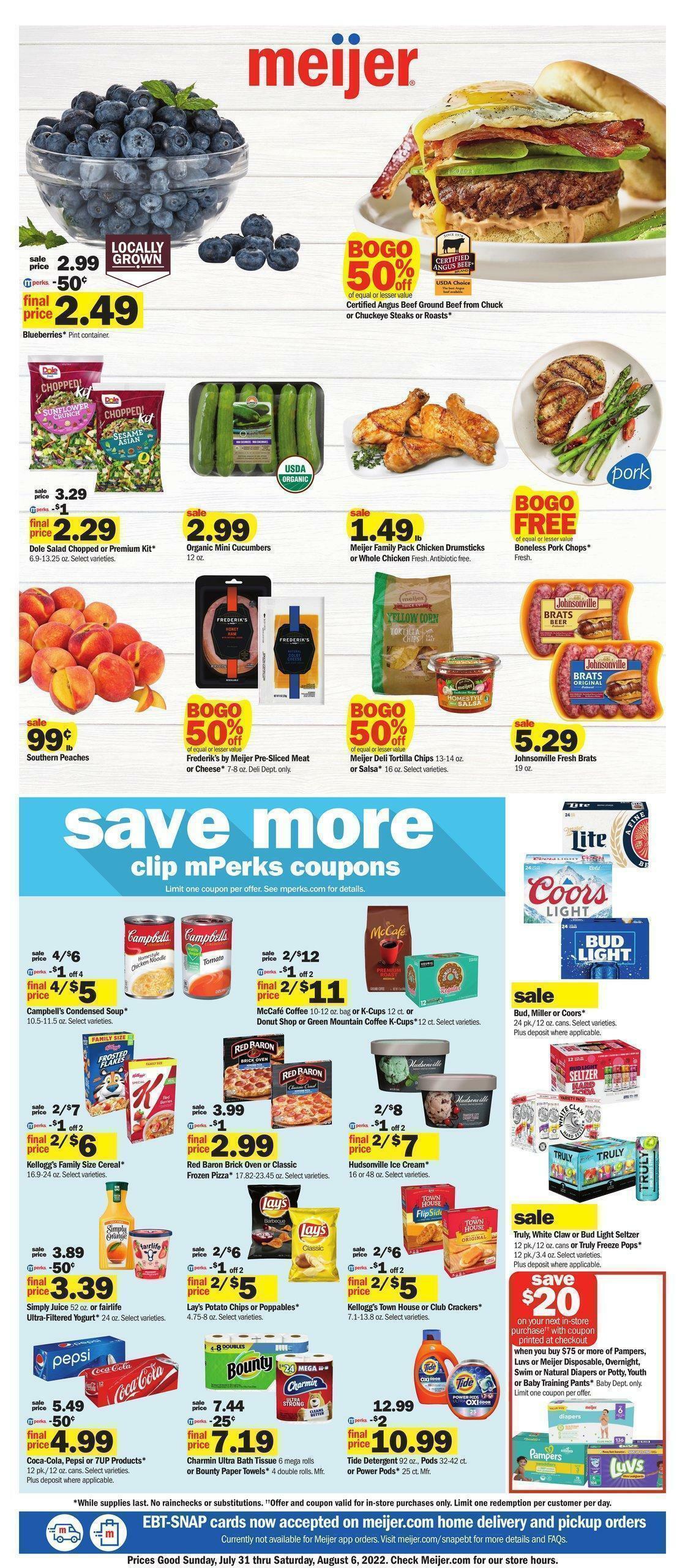 Meijer Weekly Ad from July 31