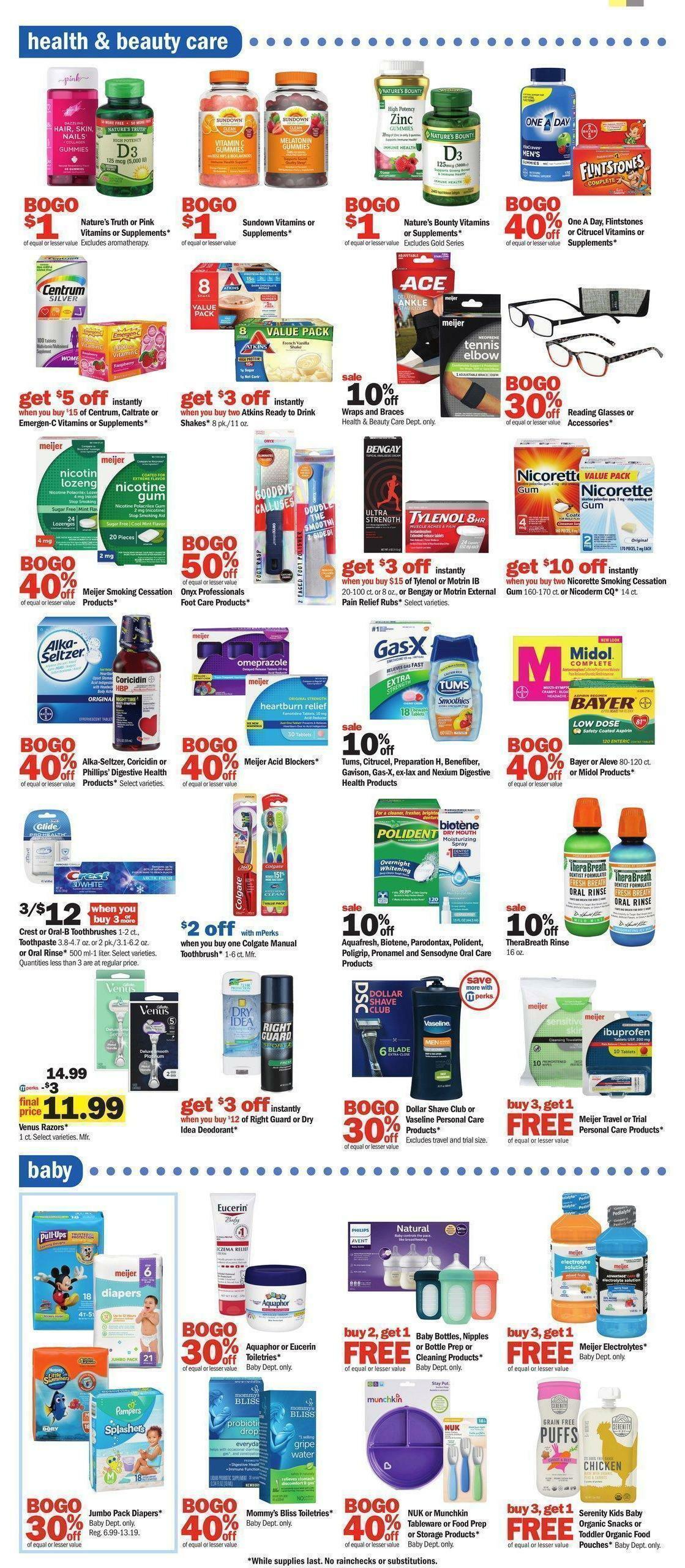 Meijer Weekly Ad from July 31