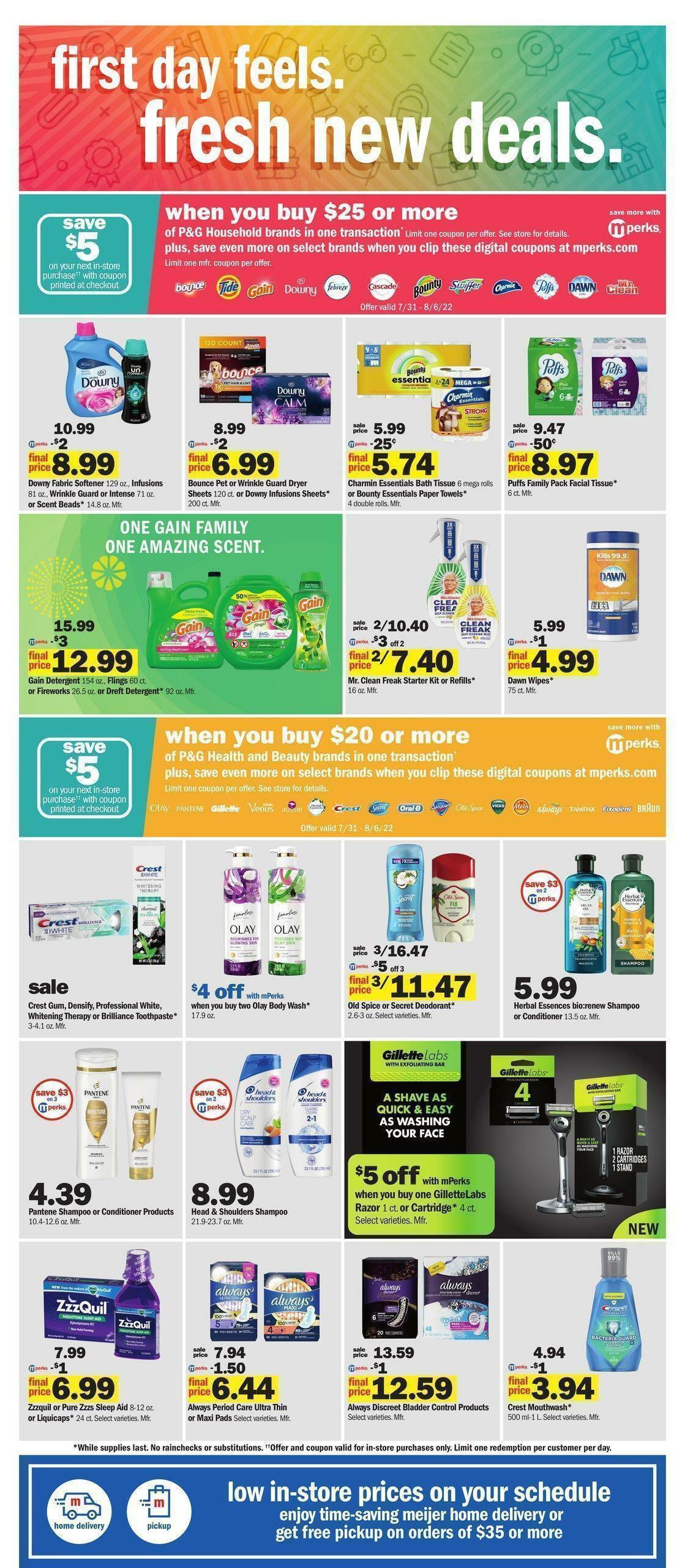 Meijer Weekly Ad from July 31