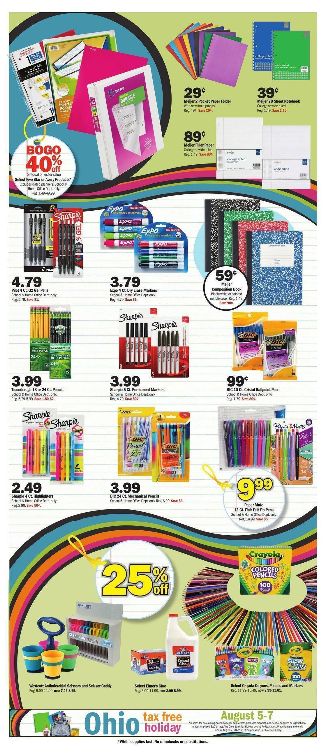Meijer Weekly Ad from July 31
