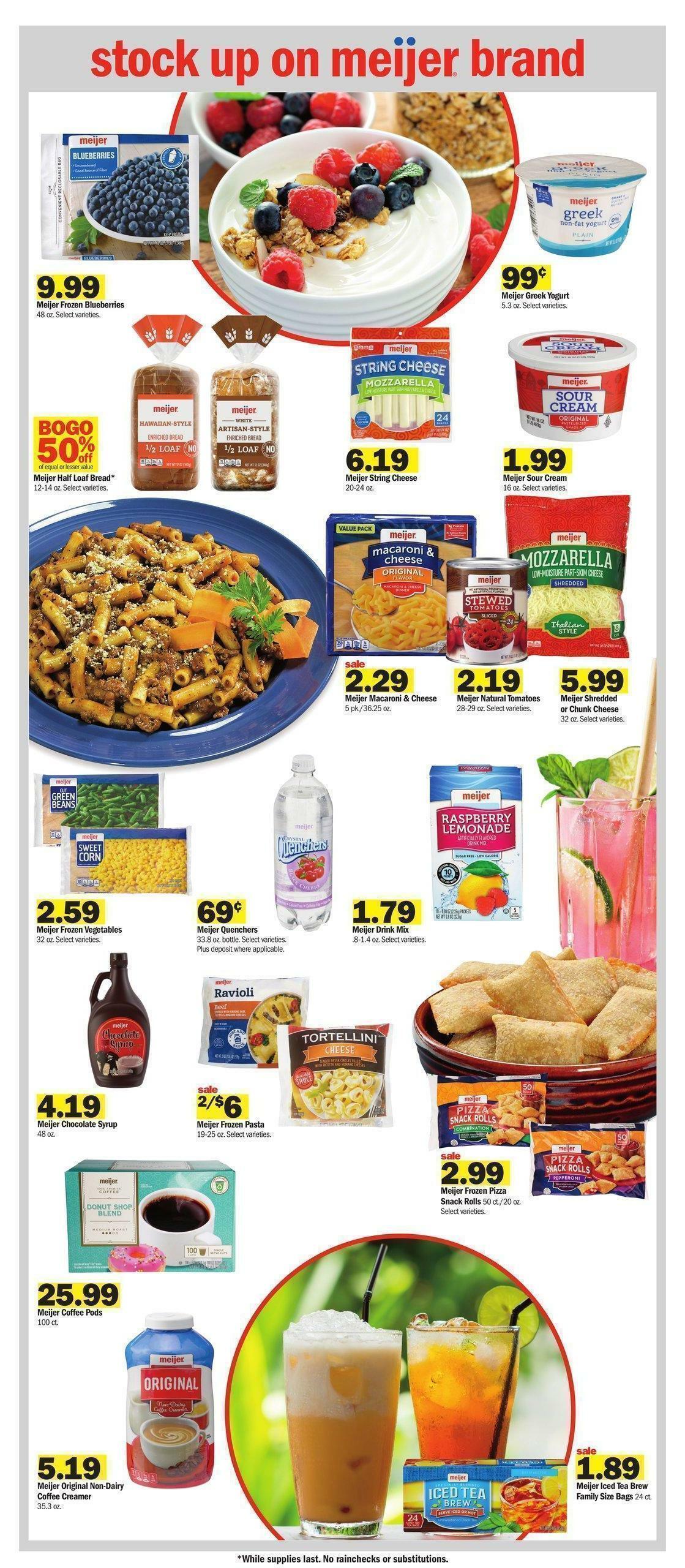 Meijer Weekly Ad from July 31