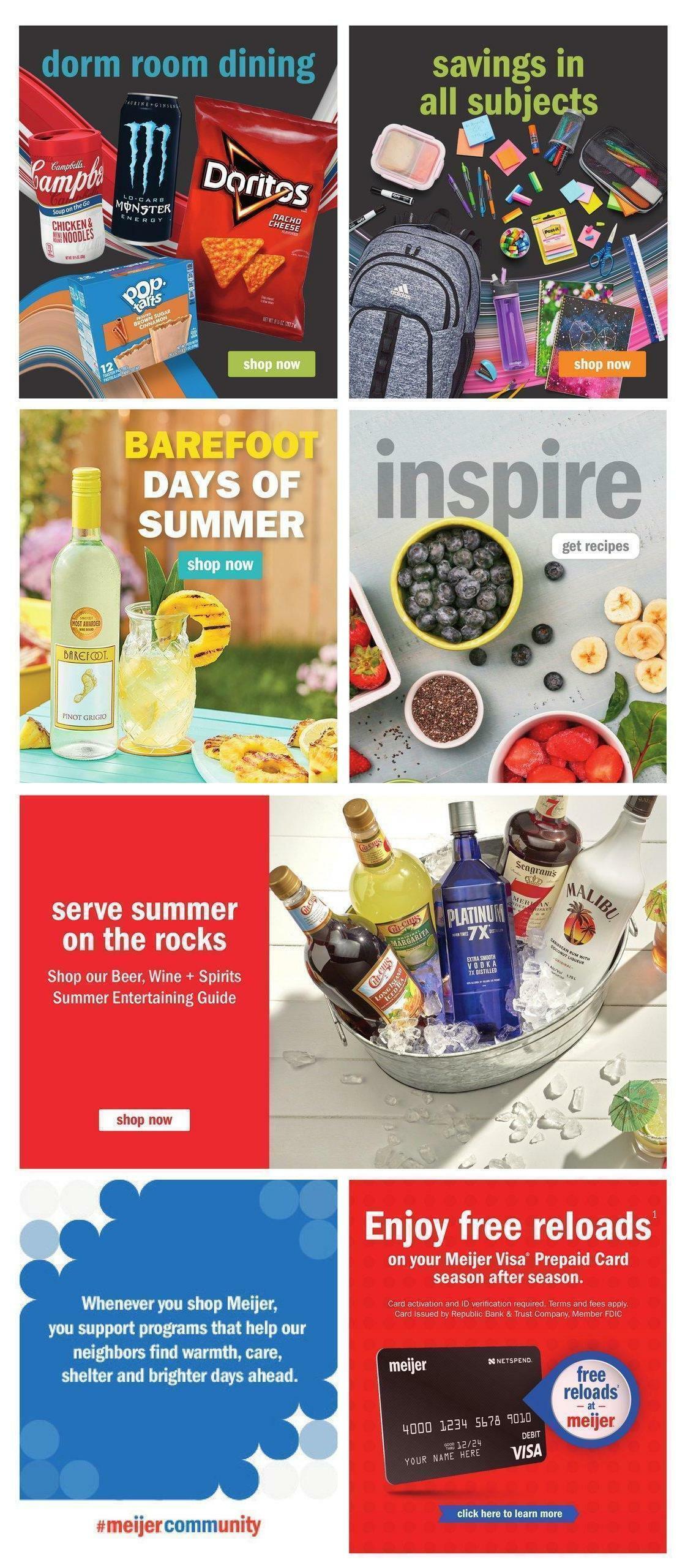Meijer Weekly Ad from August 7
