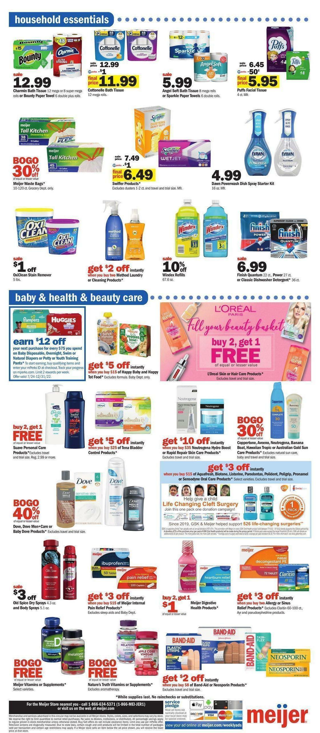Meijer Weekly Ad from August 7
