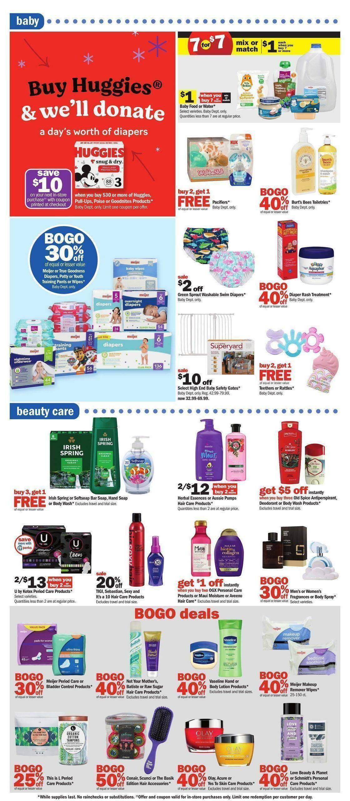 Meijer Weekly Ad from August 7