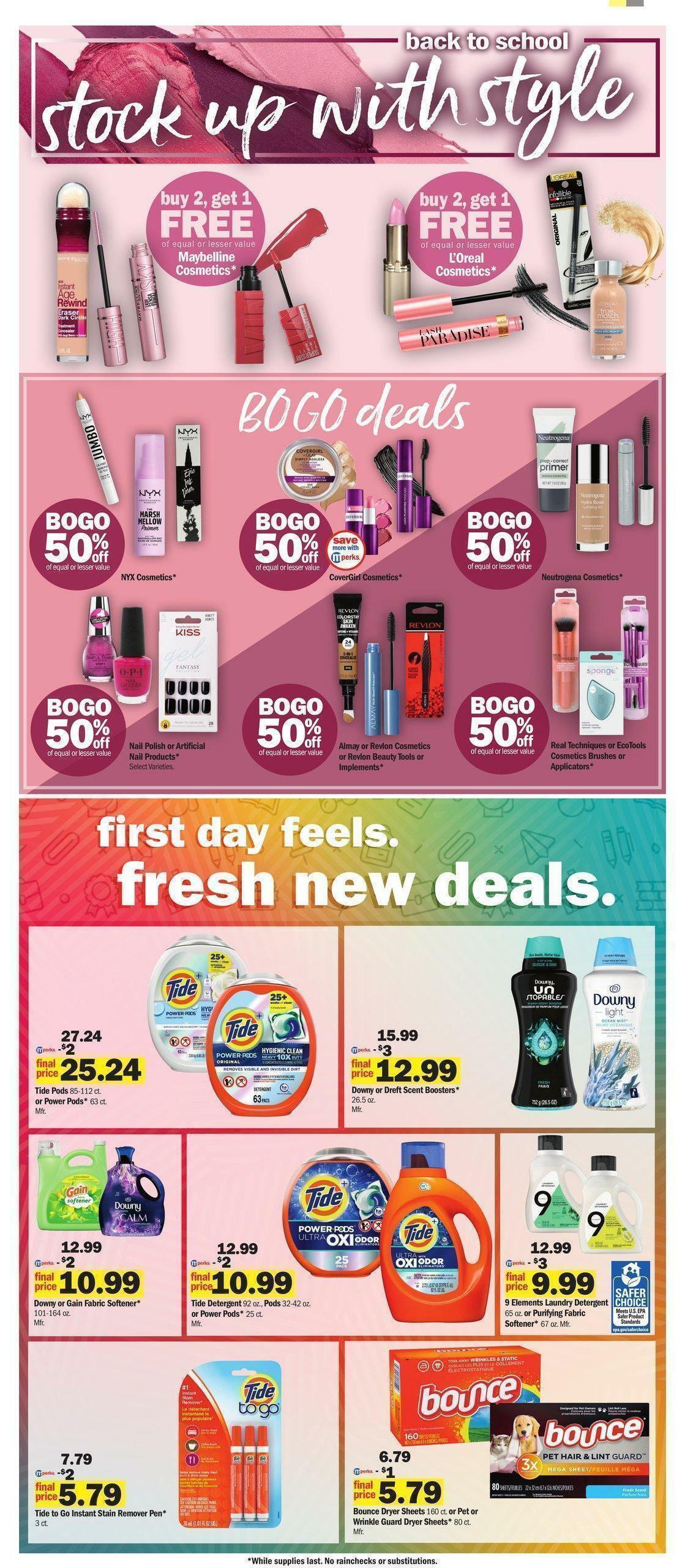Meijer Weekly Ad from August 7