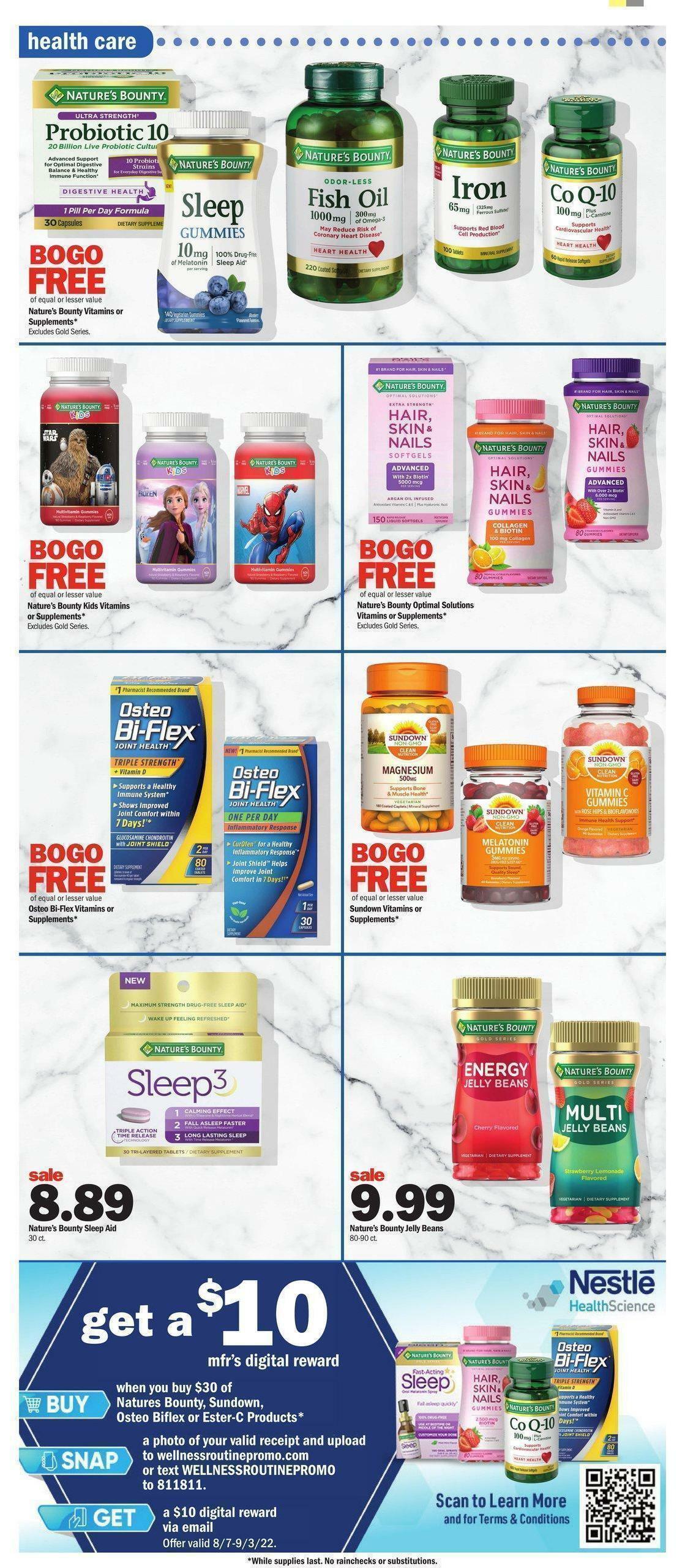 Meijer Weekly Ad from August 7