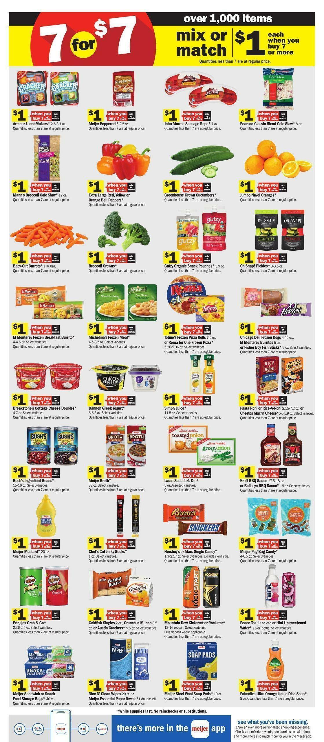 Meijer Weekly Ad from August 7