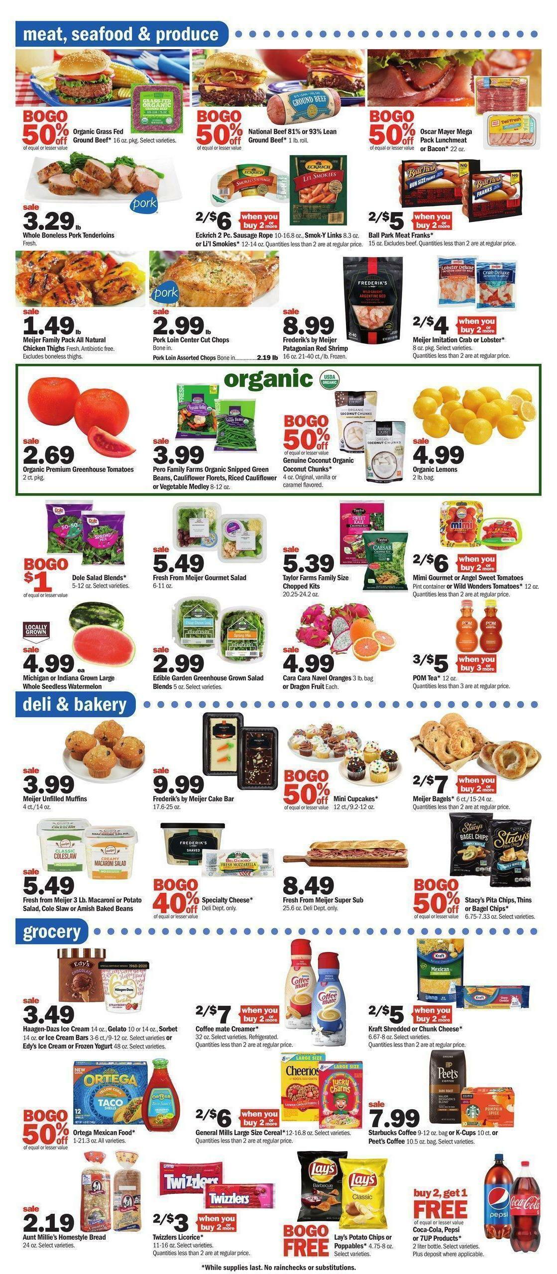 Meijer Weekly Ad from August 7