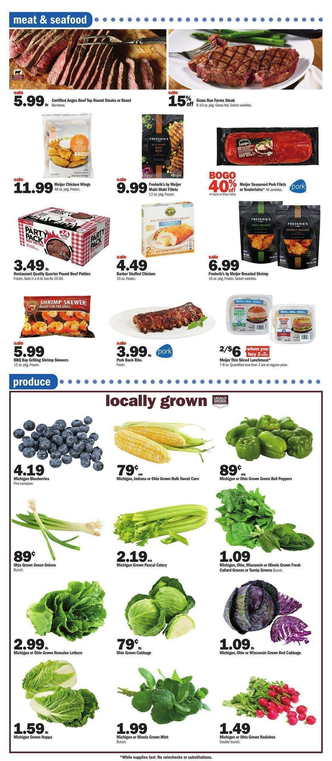 Meijer Weekly Ad from August 7