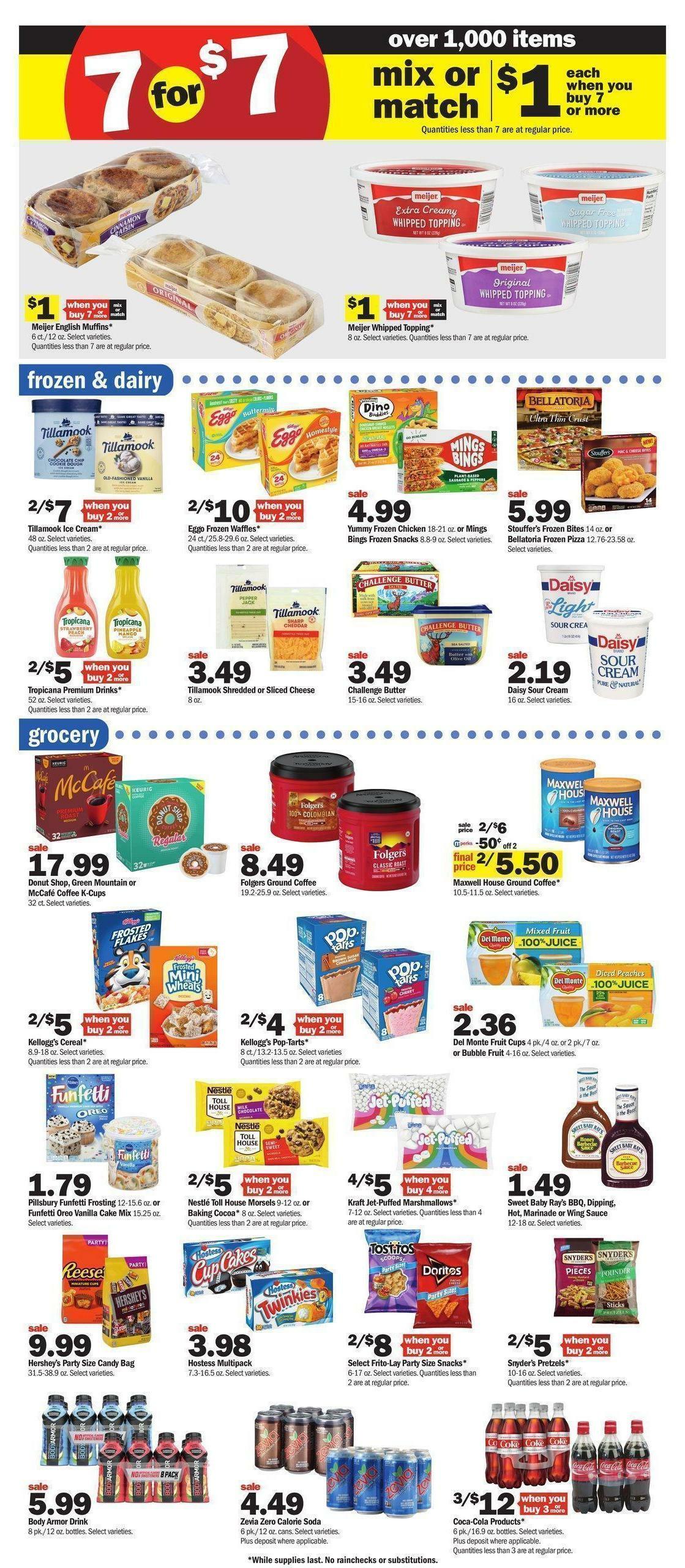 Meijer Weekly Ad from August 7