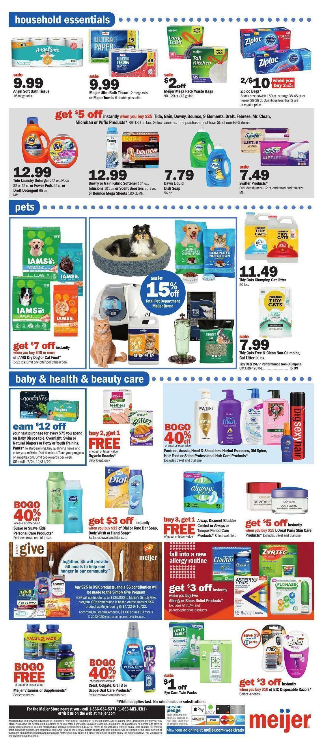 Meijer Weekly Ad from August 14