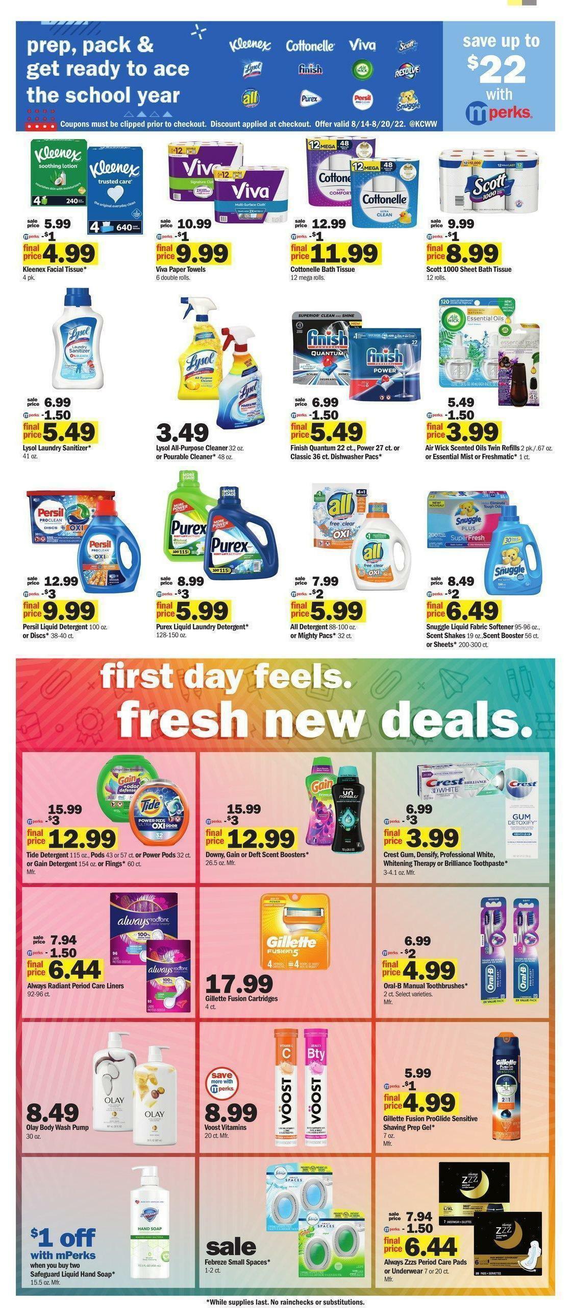 Meijer Weekly Ad from August 14