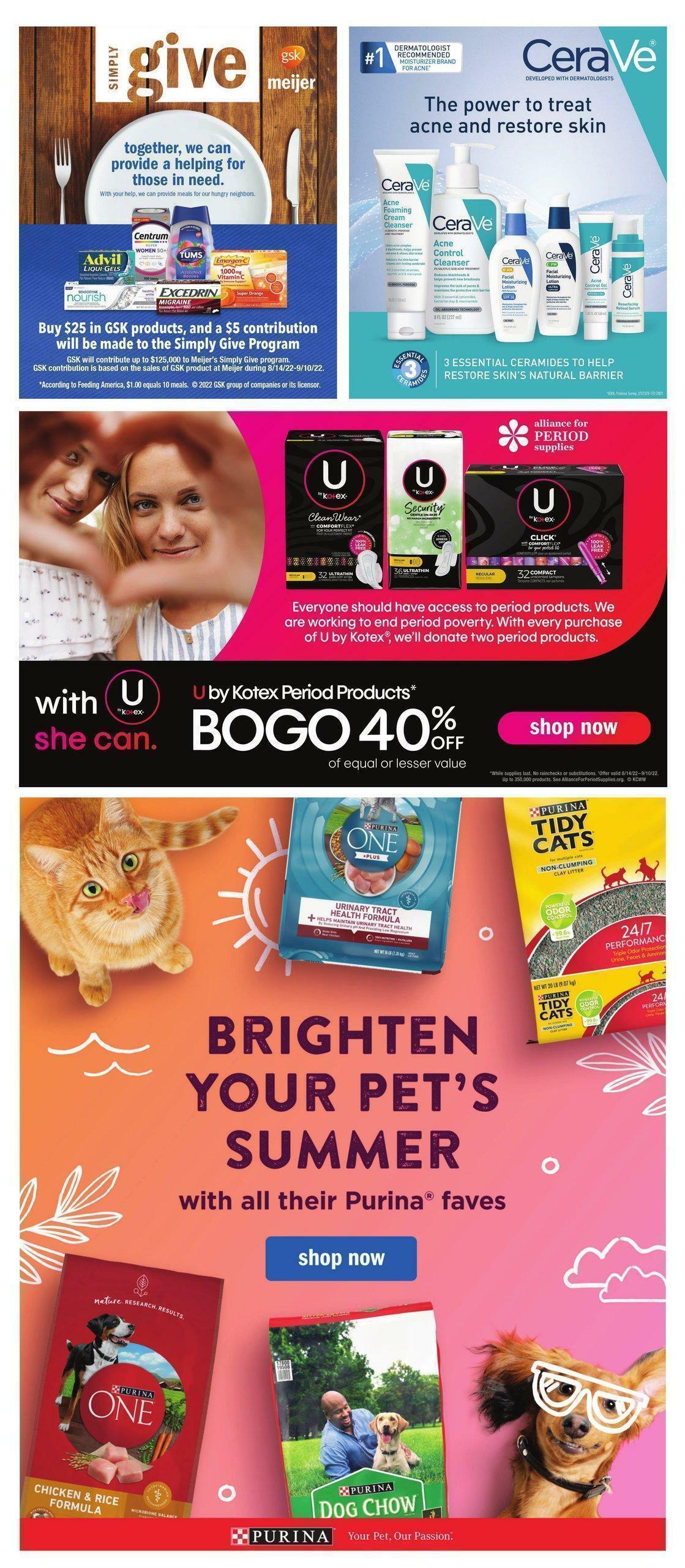 Meijer Weekly Ad from August 14