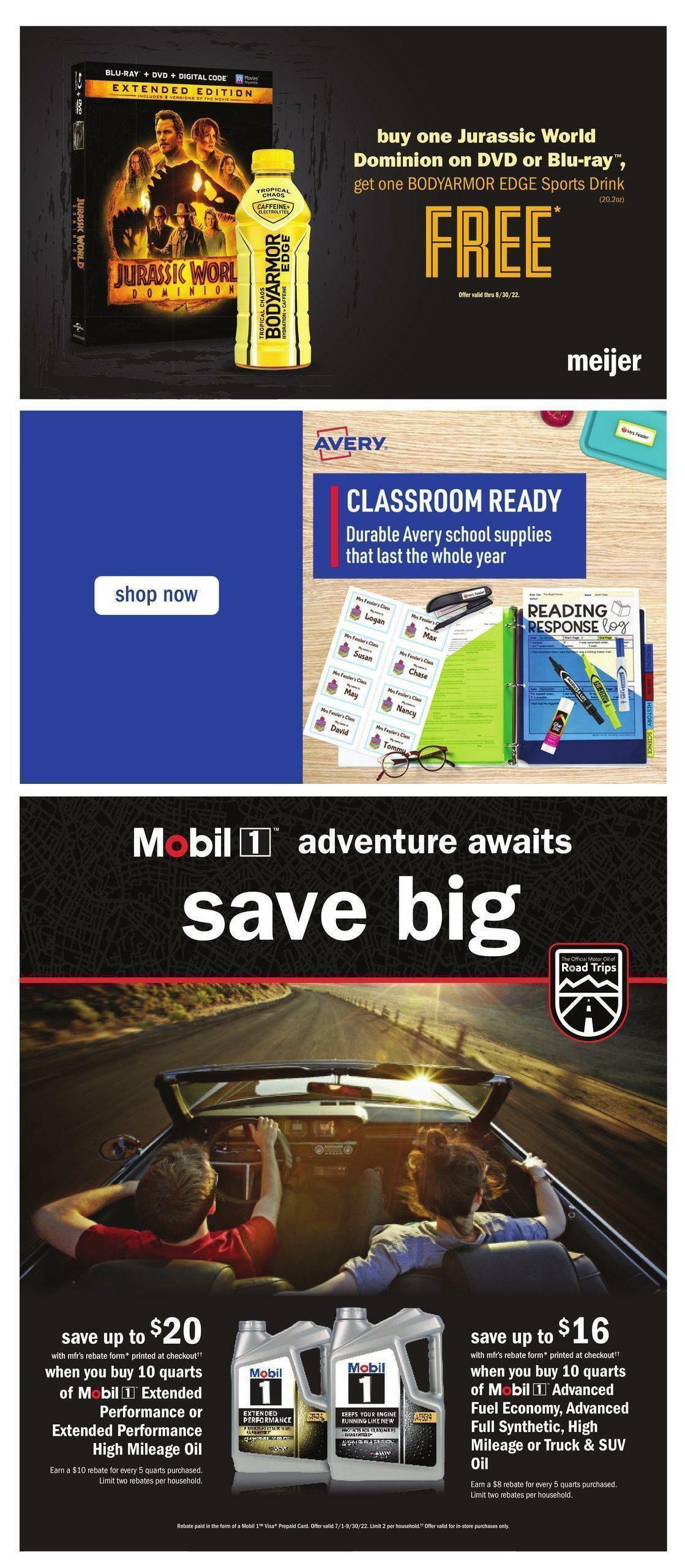 Meijer Weekly Ad from August 14