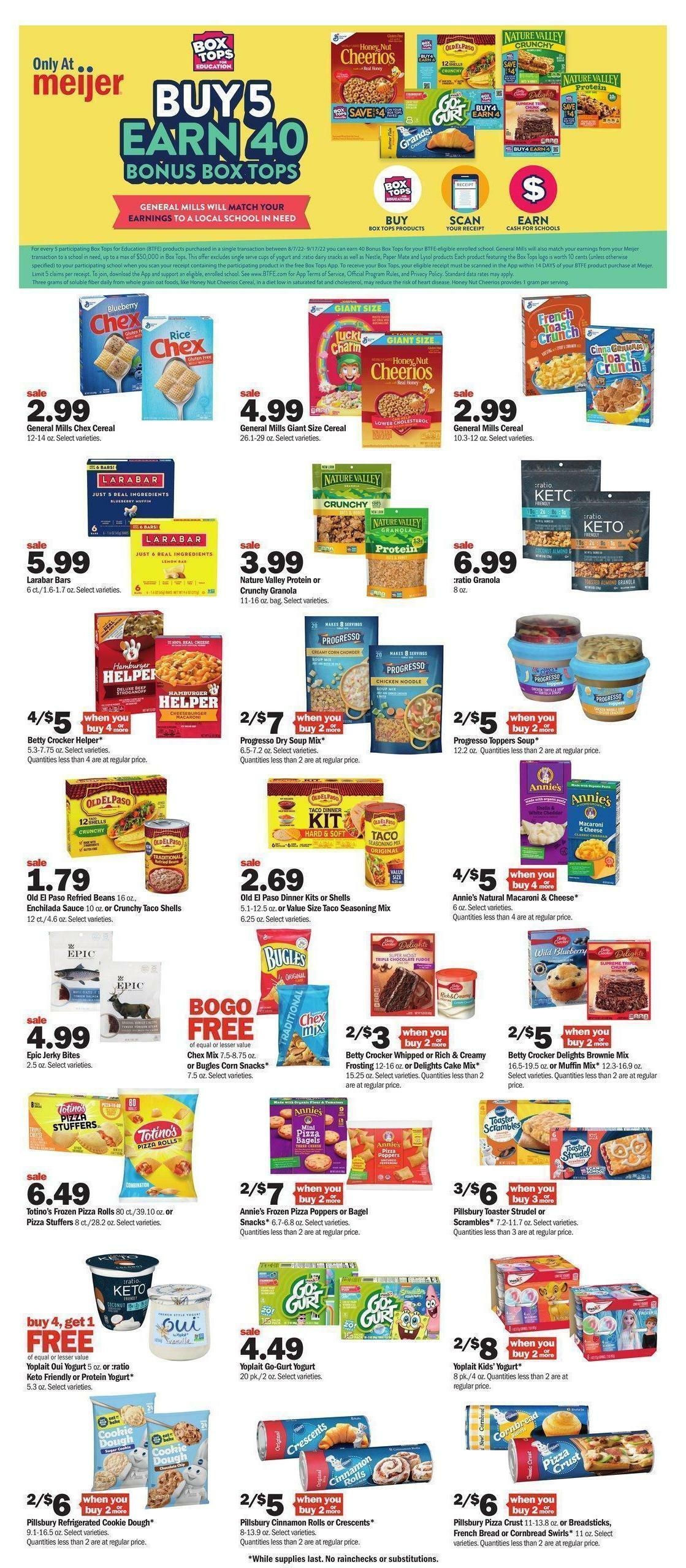 Meijer Weekly Ad from August 14